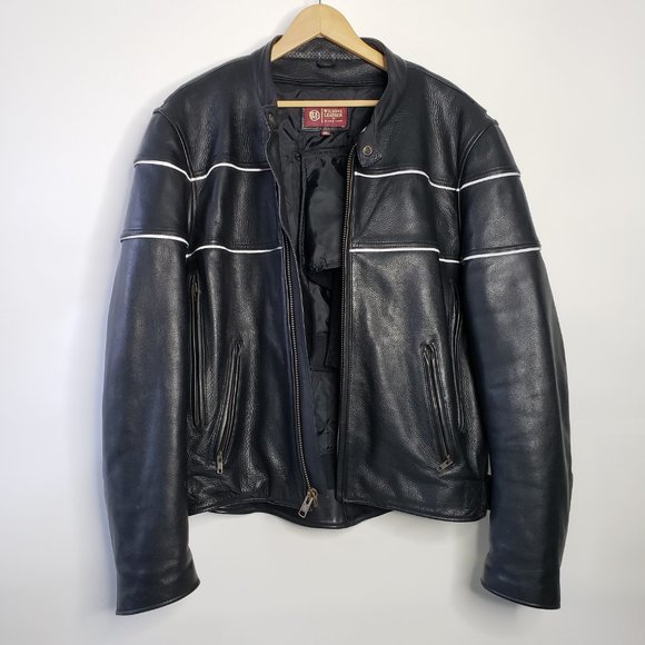 Wilsons Leather Heavy Riding Jacket XL - Picture 3 of 9